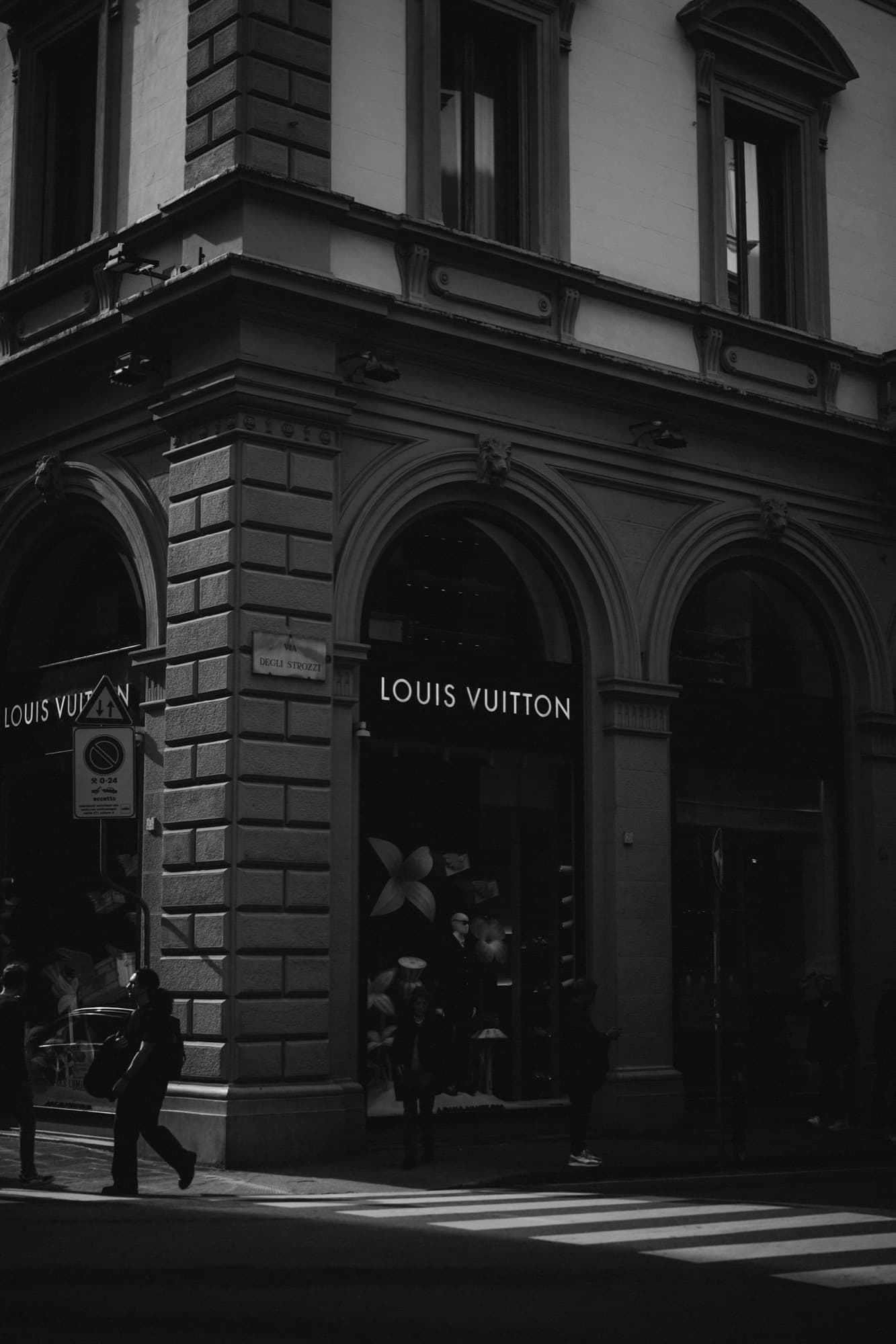 Luxury boutiques along the Mink Mile on Bloor Street West